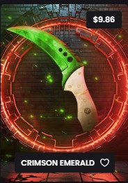 Crimson Emerald KeyDrop case
